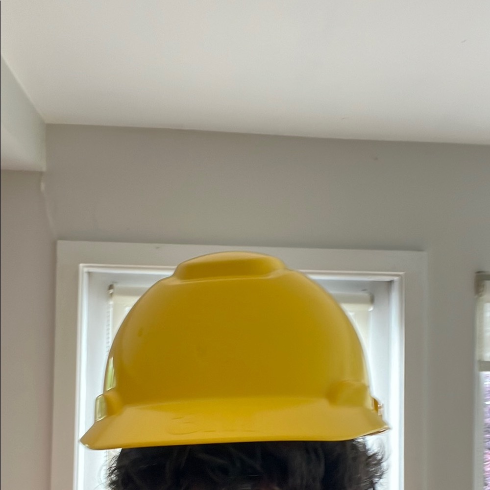 Yellow Safety Hard Hat, used just once